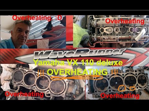 Fix Yamaha Waverunner VX deluxe Overheating - New Cylinder head and gasket installation