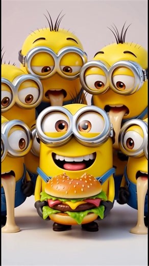 This Minion Never Stops Eating 🍔😂 #shorts