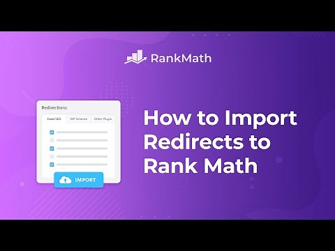 How to Import Redirects to Rank Math SEO - Rank Math SEO