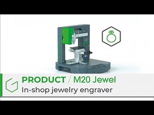 M20 Jewel, the ideal jewelry engraving machine in shop