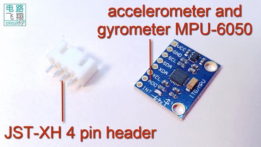C6.0.1-clybot C6装配指导第1步——MPU6050传感器焊接-clybot C6 自平衡寻线机器人-电路飞翔