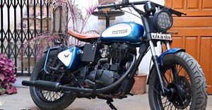 Royal Enfield Bullet Electra modified into a bobber in just Rs. 55,000