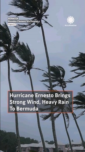 Ernesto His Bermuda With High Winds, Flooding Rain