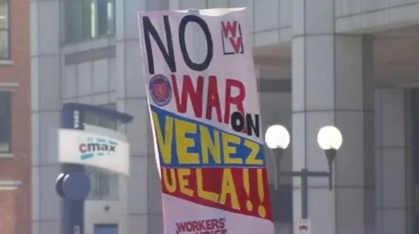 Ohio Statehouse site of Venezuela protest