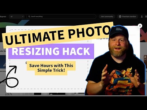 How to batch edit & resize an image in adobe express | Quickly Resize Images for Social Media
