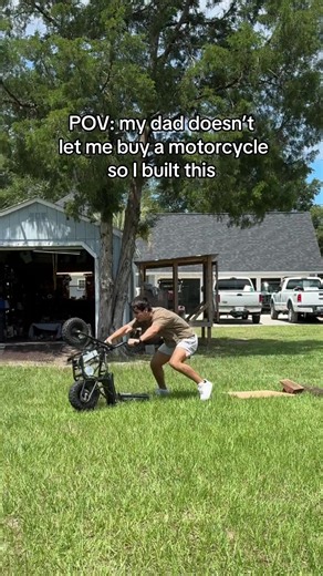 This is not safer than a motorcycle… #minibike #motorcycle | Motorcycle