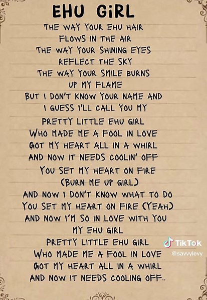 #ehugirl #song #lyrics #kolohekai