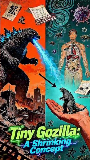 Godzilla SHRUNK to Human Size? The Craziest Unused Idea!