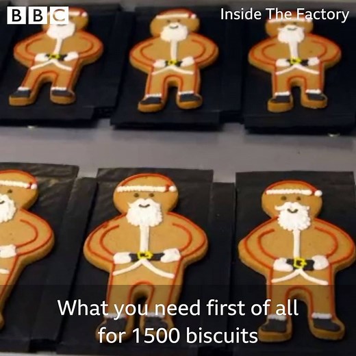 Painting Xmas gingerbread men looks SO much fun! 😃🖌 | BBC Two
