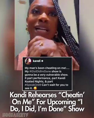 Kandi is digging in the crates and pulling out that heat for her “I Do, I Did, I’m Done” series of shows. The first date in Atlanta sold out in record time and it appears her follow-up stops in Atlanta and Charlotte are bound to do the same! #RHOA