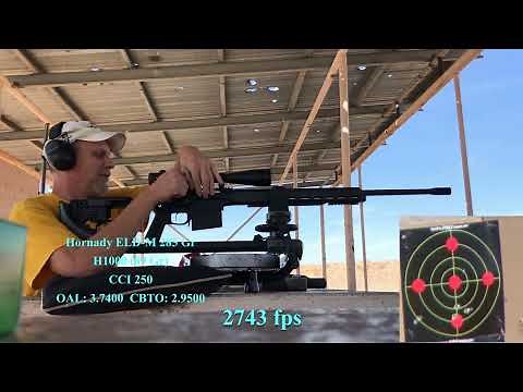 Christensen Arms MPR .338 Lapua Magnum; 100 Yards Handloads Testing 11/18/21