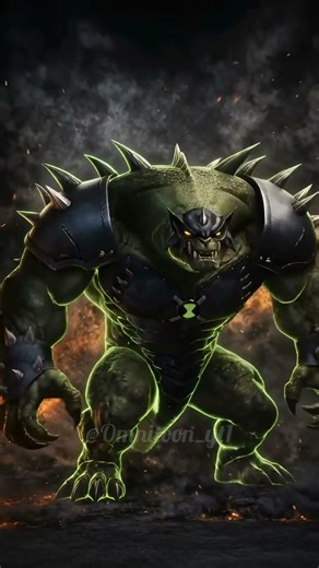 Epic Ultimate Humungousaur AI Video – Missile Strike & Roar!