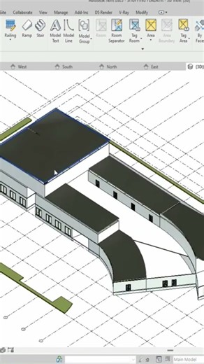 Revit Shopping complex explain #design #architecture #home