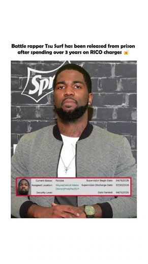 Tsu Surf Released After 3 Years Behind Bars 🔓 #viral #fyp #shorts