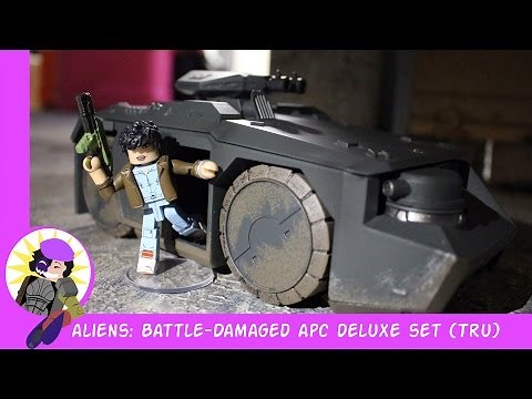 Minimates Aliens Battle-Damaged APC Deluxe Set Review