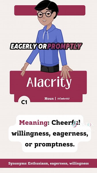 Alacrity Meaning and Pronunciation Explained