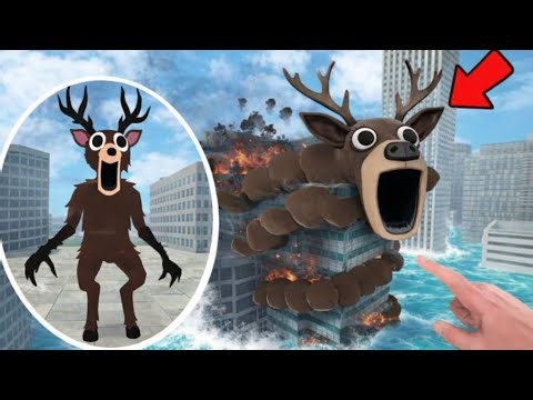 Roblox Giant Hungry Deer Is Hunting Me | Gmod