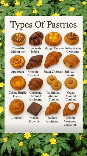 Types Of Pastries