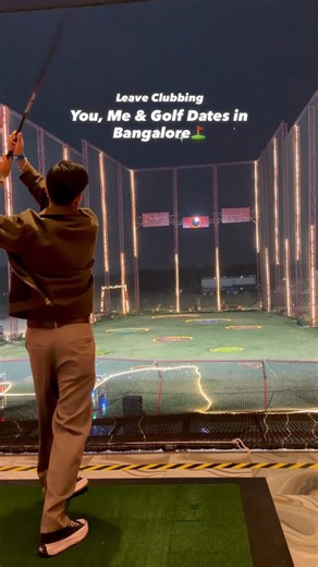 ABHISHEK RATTU on Instagram: "You, Me & Golf in Bangalore?😎 📍Skygolf Club & Kitchen Share and Follow me for more :)"