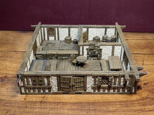 Tavern Tile Set: Modular RPG Terrain, Furniture, Dungeon Tiles Scenery Openlock - Etsy