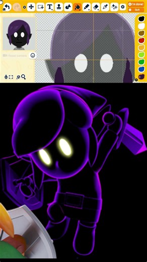 How to make Shadow Link from The Legend of Zelda: Link's Awakening #shadowlink #thelegendofzelda