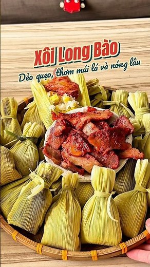 Hướng dẫn cách làm xôi gói từ lá bắp #food #bepnhacotam #nauan