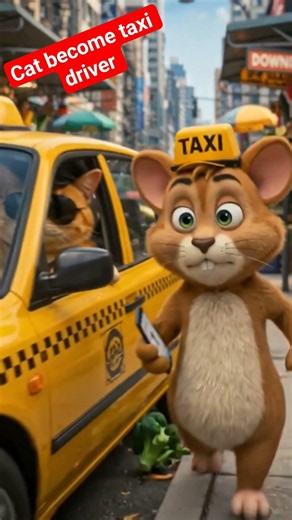 The Funniest Taxi Ride Ever 😂🐱🚕 #shorts#viral#trending #funnyanimal #animalcomedy