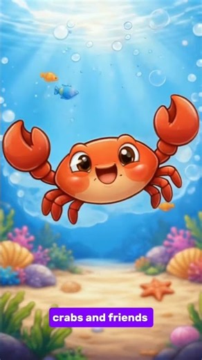 You’re a crab living your best#shortsviral#cutecrabs