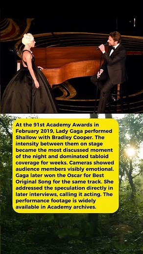 The Lady Gaga Oscar Performance That Stunned the Entire Audience
