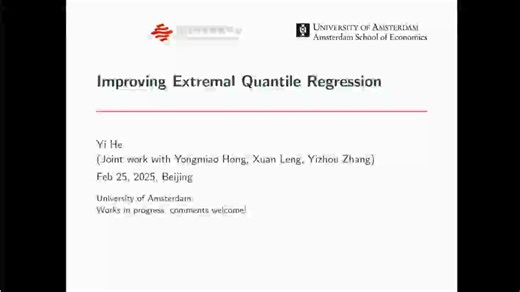 [25.2.25] Improving Extremal Quantile Regression