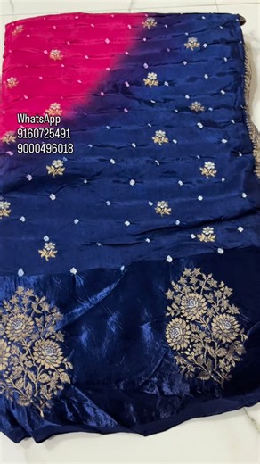 Jaas Collections on Instagram: "Original hand Bandini HO fabric Price:3800 Free shipping all over India….. #newcollection #jaas #saree #bhandini #women"