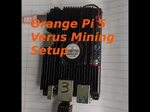 Setting up Orange Pi 5 to mine Verus coin