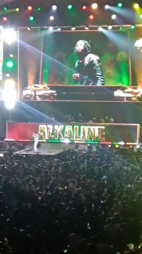 ALKALINE sings live at Barclays for Reggae Fest #brooklyn #jamaica #dancehall