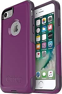OTTERBOX Commuter Series Case for iPhone SE (2nd Gen - 2020) & iPhone 8/7 (NOT Plus) - Retail Packaging - Plum Way (Plum Haze/Night Purple)