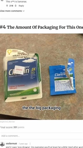 one GIANT box for a SINGLE pill