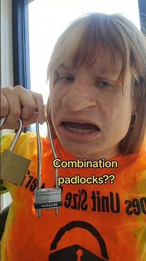 This is the best type of lock to secure your storage unit! #selfstorage #lock #security
