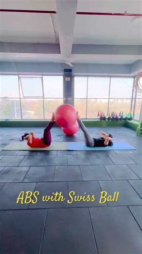 ABS with Swiss Ball #ballyoga#yoga #core #abs #belly #swissball #shorts #trending #ball