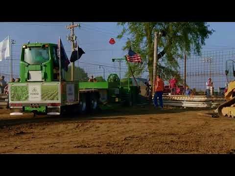 SLED MALFUNCTION AT RUSHVILLE TRUCK & TRACTOR PULL | MULTIPLE CAMERA ANGLES