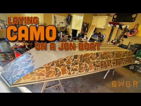 How to Camo a Jon Boat | RedLeg Stencils