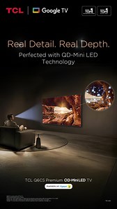 Elevate your space with more than just a screen—introducing the TCL Q6CS Premium QD-Mini LED, where sophistication meets next-gen performance. With Quantum Dot clarity, Mini LED precision, and immersive visuals, every show becomes an experience and every moment is mastered. Buy now on Flipkart: TCL 75Q6CS TV: https://bit.ly/3YRSM5x TCL 65Q6CS TV: https://bit.ly/43OQVQL TCL 55Q6CS TV: https://bit.ly/4mmIpk9 #MasterTheMoment #TCLIndia #QDMiniLED #TheaterExperience #TCLQ6Series #DolbyVision #DolbyA