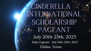 It will be here before you know it! Are you ready? cinderellapageant.com | International Cinderella Scholarship Pageant