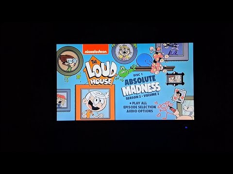 The Loud House Absolute Madness S2 V2 DVD Menu Walkthrough (Disc 1)