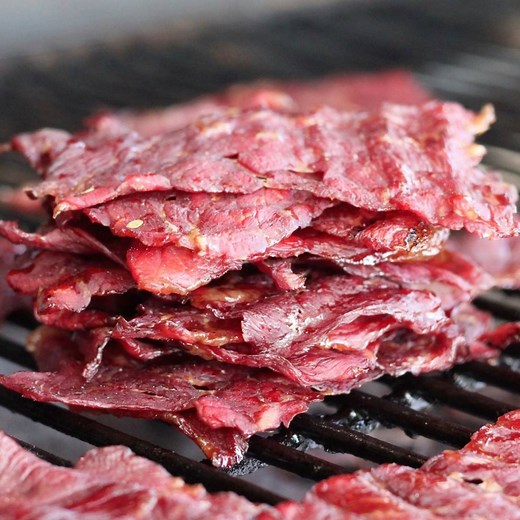 This DR. PEPPER JALAPENO BEEF JERKY is the perfect bite of sweet heat! Plus, homemade is always better! RECIPE HERE: https://heygrillhey.com/dr-pepper-jalapeno-beef-jerky/ | Backyard BBQ