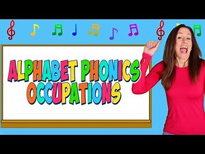 Alphabet Phonics Occupations for Children by Patty Shukla | Learn to Read | Sign Language