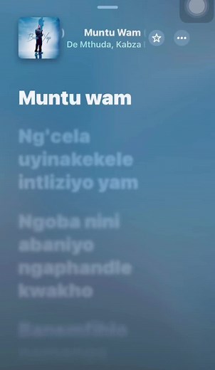 De Mthuda- Muntu wami ❤️ #demthuda #marumba_pitch #kabzadesmall #babayaga #trending #southafrica #viral #muntuwami #umjolo #relationship #mzansi #amapiano