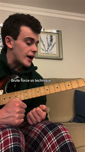 Brute force vs technique really burned out right now #reps #technique #guitar #coveredinrain