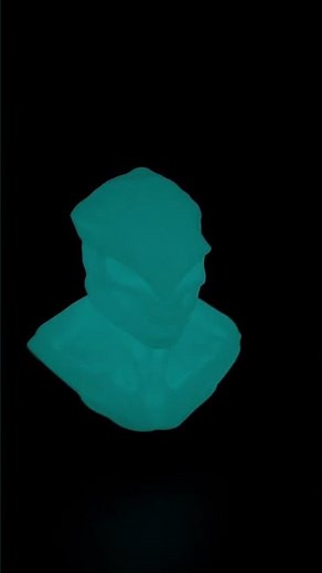 3D Printed Alien Head Bust