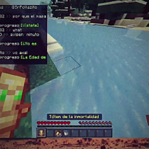 Atrapando el río helado en Minecraft: Hardcore y Memes