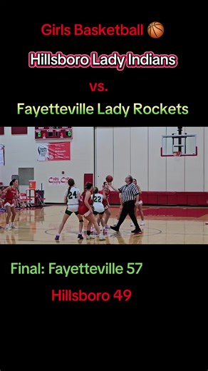 Hillsboro Lady Indians vs Fayetteville Lady Rockets Recap