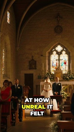 Bride's Silent Scream Shock is Standing While Inside Collapses